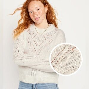 Old Navy | Pointelle Knit Sweater